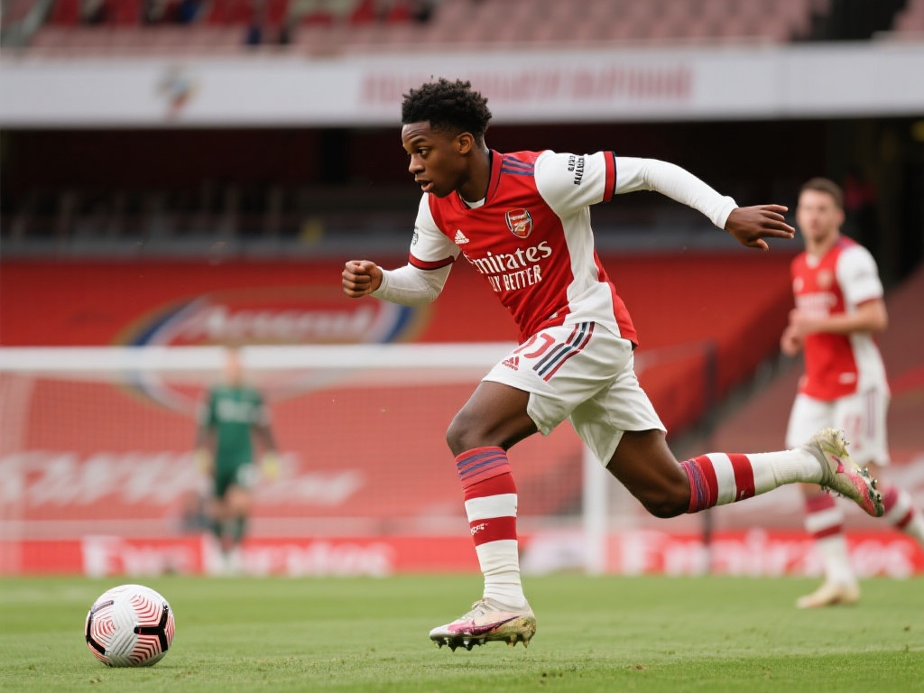 阿森纳创新高:团队协作与个人表现双辉映 另一位值得关注的球员是布卡约·萨卡,他的